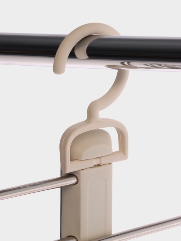 Вешалка для брюк многоуровневая, трансформер 31,5х31х6 см, 6 уровней, цвет черный Вешалка для брюк многоуровневая, трансформер 31,5х31х6 см, 6 уровней, цвет черный