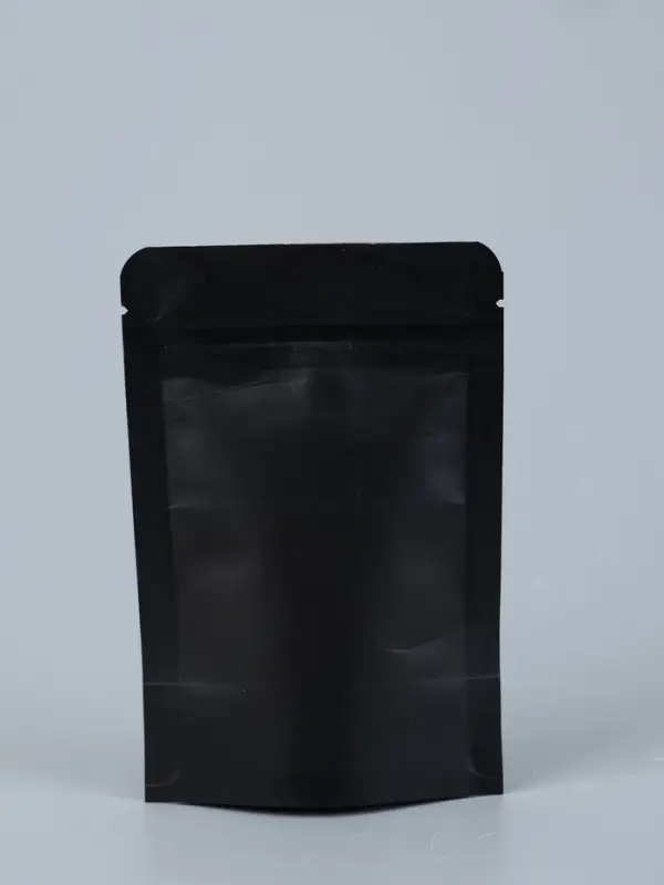 Пакет Zip-lock Крафт с прямоугольным окном, черный,10&times;15&times;3 см