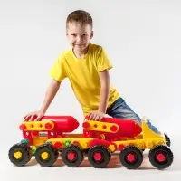 Конструктор пластиковый &laquo;Большое путешествие&raquo;, 5 в 1, 267 деталей