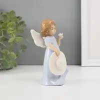 Фигурка керамика &laquo;Девочка-ангел в цветном платье с шляпкой&raquo;, 14&times;8.5&times;6.5 см, МИКС