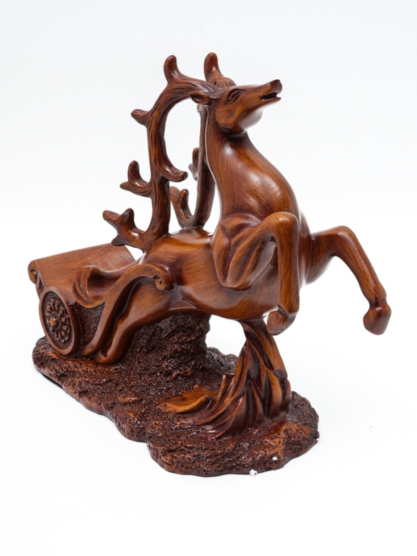 Подставка для бутылки  Подставка для бутылки "Олень" под дерево, 17.12.28см