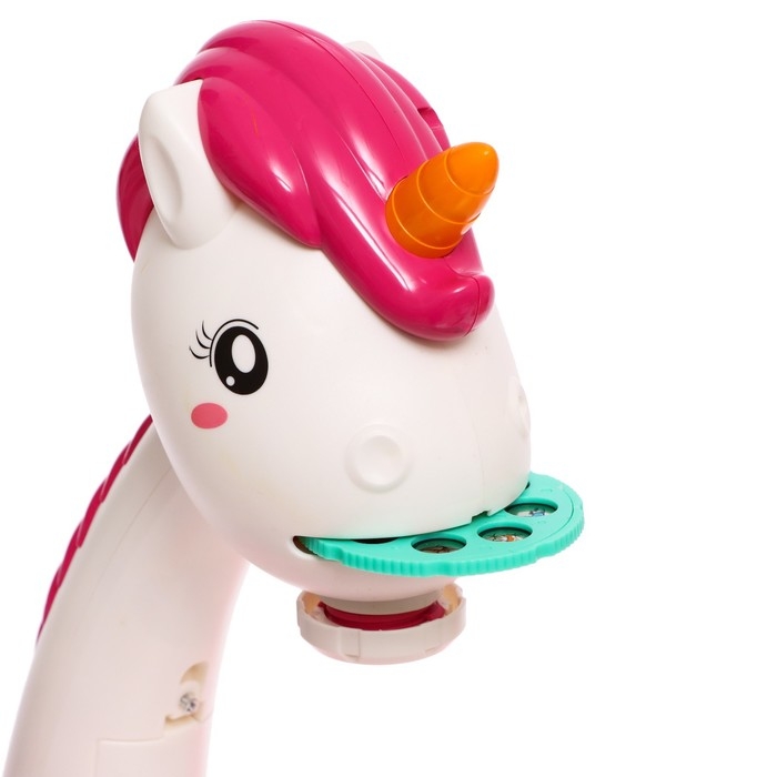 Проектор-столик «Единорог», свет, звук, цвет розовый Проектор-столик «Единорог», свет, звук, цвет розовый