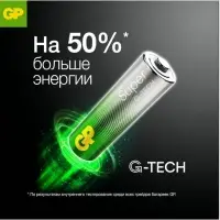 Батарейка алкалиновая GP Super, AA, LR6-4S, 1.5 В, спайка, 4 шт.