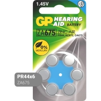 Батарейка GP ZA675FRA-ED6 для слуховых аппаратов 6 шт