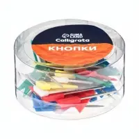 Набор кнопок &laquo;Флажки&raquo;, цветные, в пластиковой упаковке