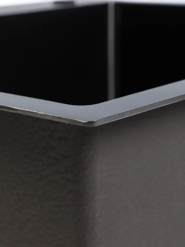 Мойка кухонная AFLORN AF95050DF, врезная, S=3.0 и 0.8 мм, 50&times;50 см, сифон, черная