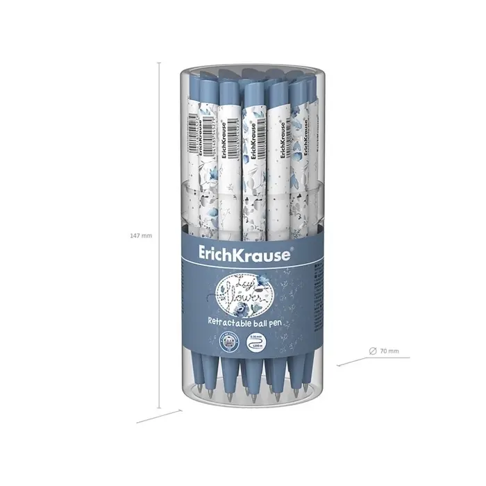 Ручка шариковая автоматическая ErichKrause Frozen Beauty Matic&Grip, узел 0.7 мм, чернила синие, резиновый держатель, тонкое письмо, корпус Soft Touch Ручка шариковая автоматическая ErichKrause Frozen Beauty Matic&Grip, узел 0.7 мм, чернила синие, резиновый держатель, тонкое письмо, корпус Soft Touch