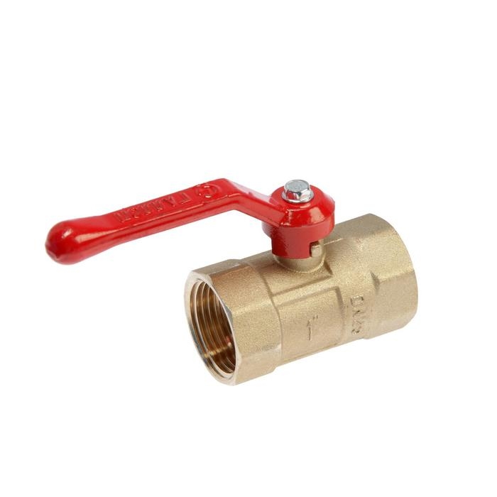 Кран шаровой Кран шаровой "ГАЛЛОП" ПРАКТИК DN-25 120, внутренняя/внутренняя резьба 1", ручка