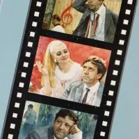 Конверт для денег &laquo;Кинолента&raquo;, Мосфильм, 16.5&times;8 см