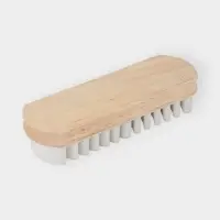 Щётка для замшевой обуви LaDо́m, буковое дерево, 12.3&times;4.3&times;3 см, бежевая
