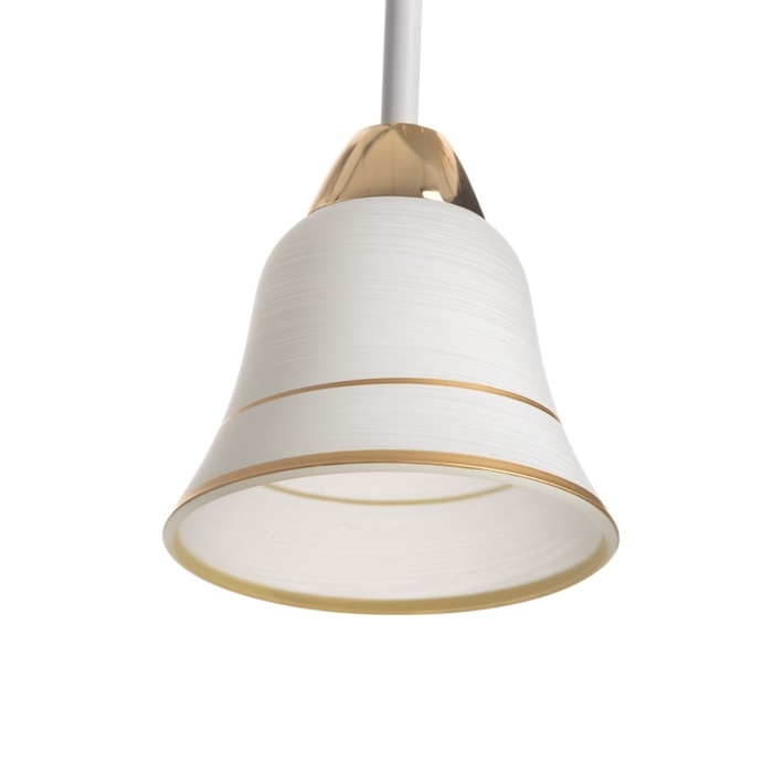 Плафон Е27 бело-золотой Плафон Е27 бело-золотой