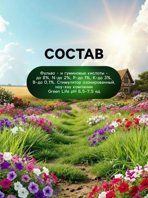 Стимулятор бутонизации и цветения Greenlife, 250 мл