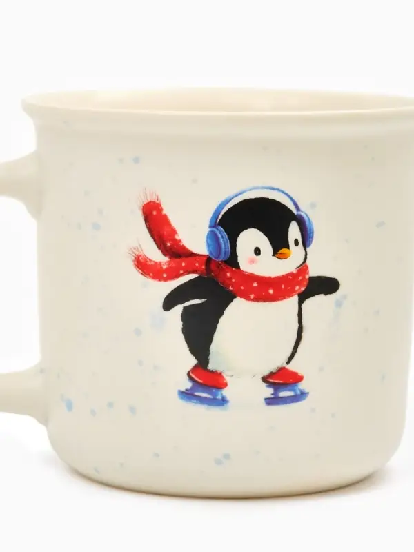 Кружка чайная керамическая «Пингвин», 320 мл