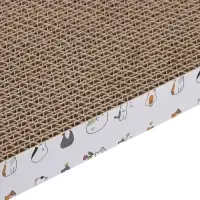 Когтеточка для кошек тм VETTA, прямая, картон, 42,5x20x3см