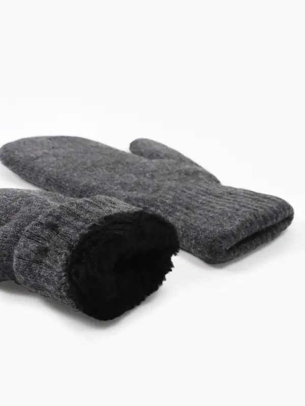 Варежки мужские MINAKU, 25 см, цв.серый