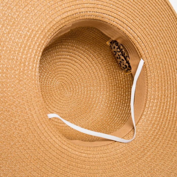 Шляпа женская MINAKU Шляпа женская MINAKU "Leopard" цвет бежевый, р-р 56-58