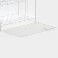 Сушилка для посуды универсальная, разборная, с поддоном, 39.5&times;24&times;29.5 см, белая