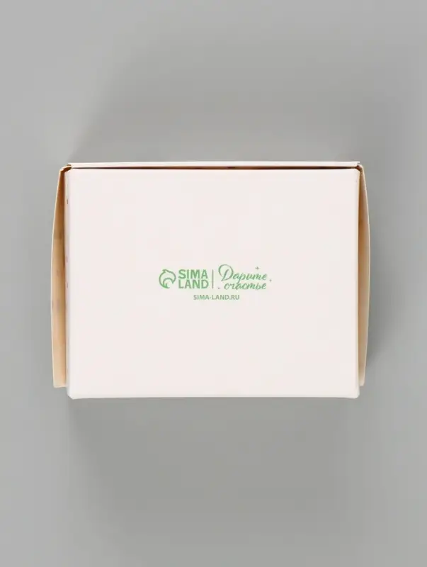 Коробка подарочная складная &laquo;Путевка в сладкую жизнь&raquo;, 10&times;8&times;3.5 см, с окном