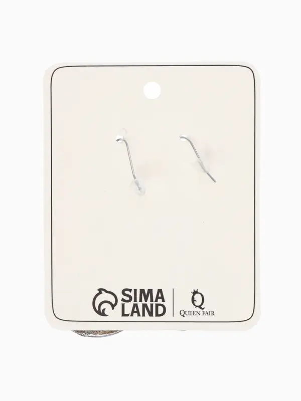 Серьги метал &laquo;Аутентичность. Змея&raquo;, цвет чернёное серебро