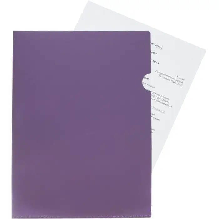 Набор папок уголков, А4, 200 мкм, 4 штуки, Calligrata TOP Mistral, металлик микс, тиснение &laquo;под кожу&raquo;, непрозрачные