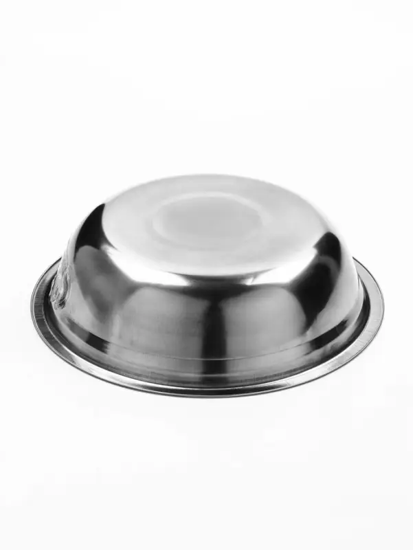 Миска металлическая эконом, 1.2 л, 23&times;6 см