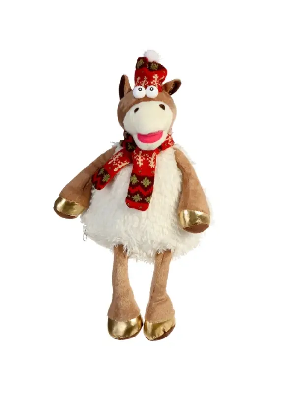 Мягкая игрушка - сумочка "Пушистая лошадка", 25 см