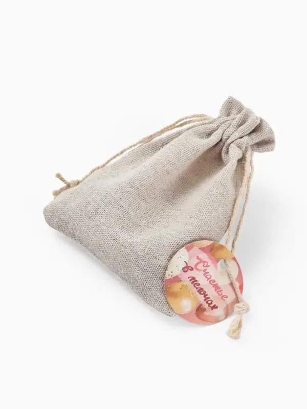 Мешочек подарочный &laquo;Хлопок&raquo;, 10&times;12 см, цвет кремовый