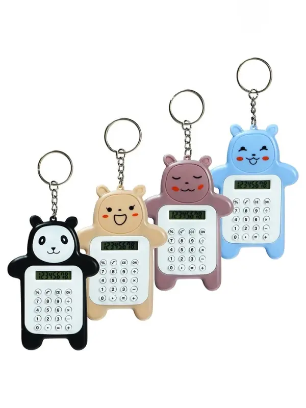 Калькулятор настольный 8-разрядный &laquo;Мишка&raquo;, МИКС