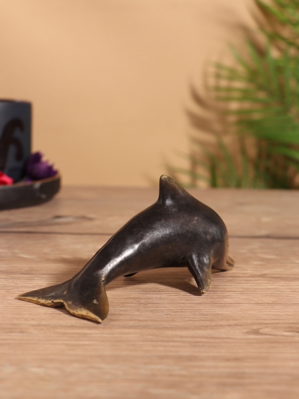 Сувенир бронза "Дельфин" 13х5х6 см