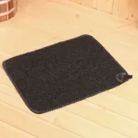 Набор для бани &laquo;Мужской&raquo;, 5 предметов: шапка, коврик, рукавица, тапочки, сумка, шерсть 30%, полиэфир 70%, тёмный, &laquo;Добропаровъ&raquo;