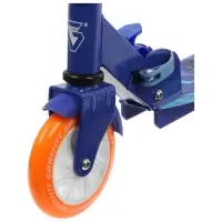 Самокат городской GRAFFITI Comfort 120, складной, колёса PU 120 мм, ABEC 7 Carbon, синий