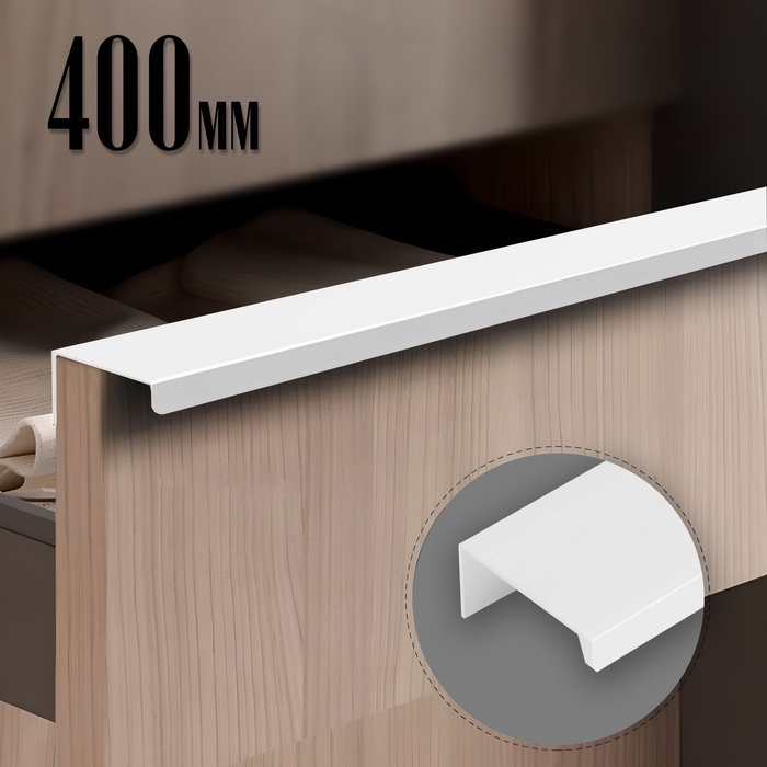 Ручка CAPPIO RT001WH, L=400 мм, м/о 256 мм, цвет белый, 4 шт. Ручка CAPPIO RT001WH, L=400 мм, м/о 256 мм, цвет белый, 4 шт.