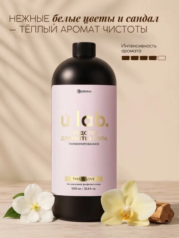 Средство для мытья пола парфюмированное, аромат This is love, 1000 мл, ULAB