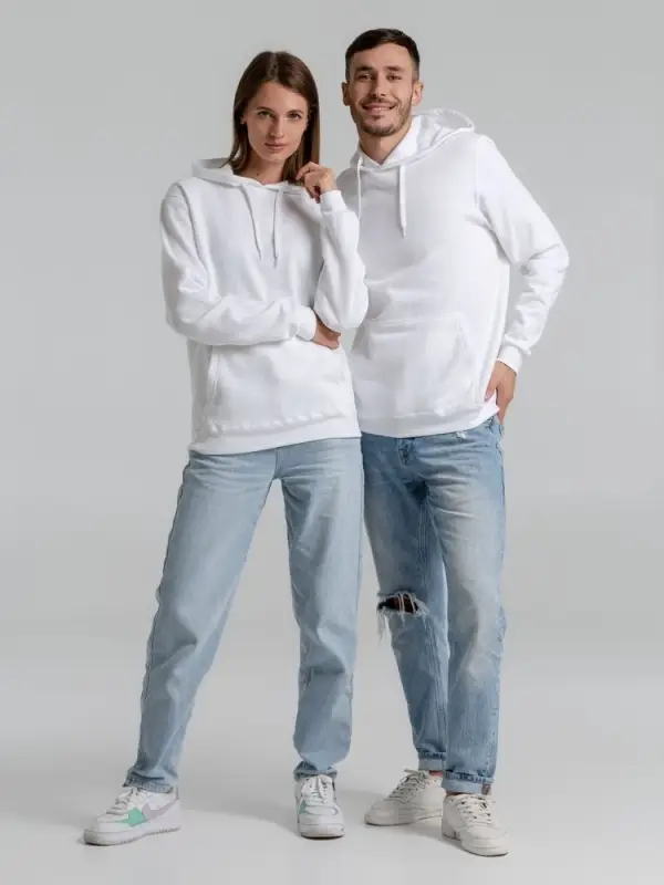 Толстовка с капюшоном Snake II белая, размер XS Толстовка с капюшоном Snake II белая, размер XS