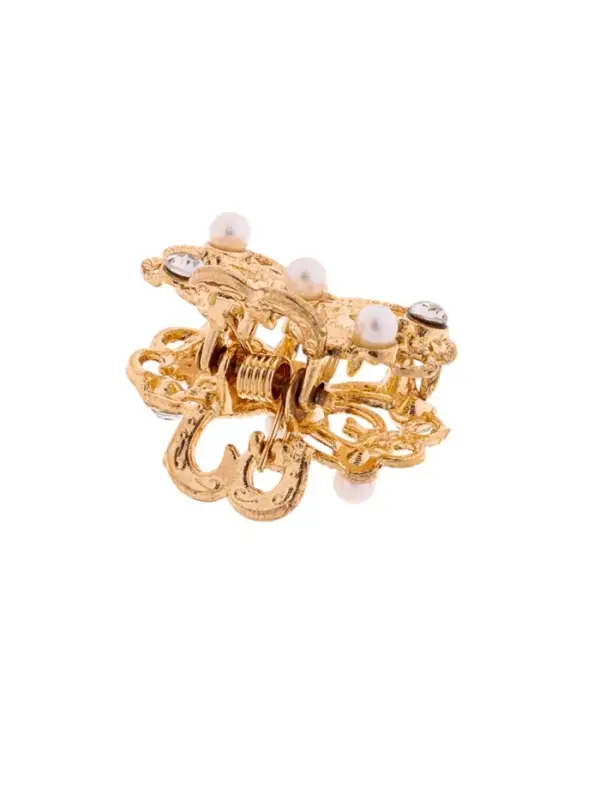 Крабик для волос «Морская сказка», бантик, 2.5 см, золото Крабик для волос «Морская сказка», бантик, 2.5 см, золото