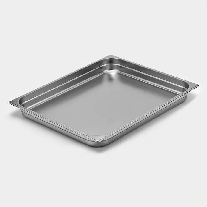 Гастроёмкость GN 2/1 Hanna Kn&ouml;vell, 65 мм, 65.4&times;53.6&times;6.5 см, толщина 0.6 мм, нержавеющая сталь