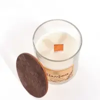 Свеча ароматическая в стекле, ORGANIC, 190 мл, соевый воск, шалфей