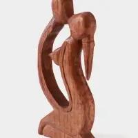 Фигурка &laquo;Поцелуй&raquo;, 30&times;12.5&times;3.5 см, дерево