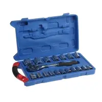 Набор инструментов в кейсе ТУНДРА, автомобильный, 1/2", 23 предмета