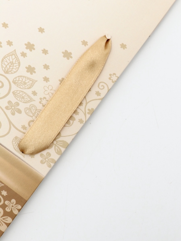 Пакет подарочный под две бутылки "Счастья и удачи!", 35 х 20 х 9 см