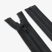 Молния &laquo;Трактор&raquo;, №5, разъёмная, замок автомат, 80 см, чёрная