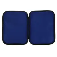 Папка с ручками текстильная А4, Calligrata &laquo;Офис&raquo;, для бумаг, для офиса, нейлон 600D, двуцветный кант, 350&times;270&times;20 мм, синяя