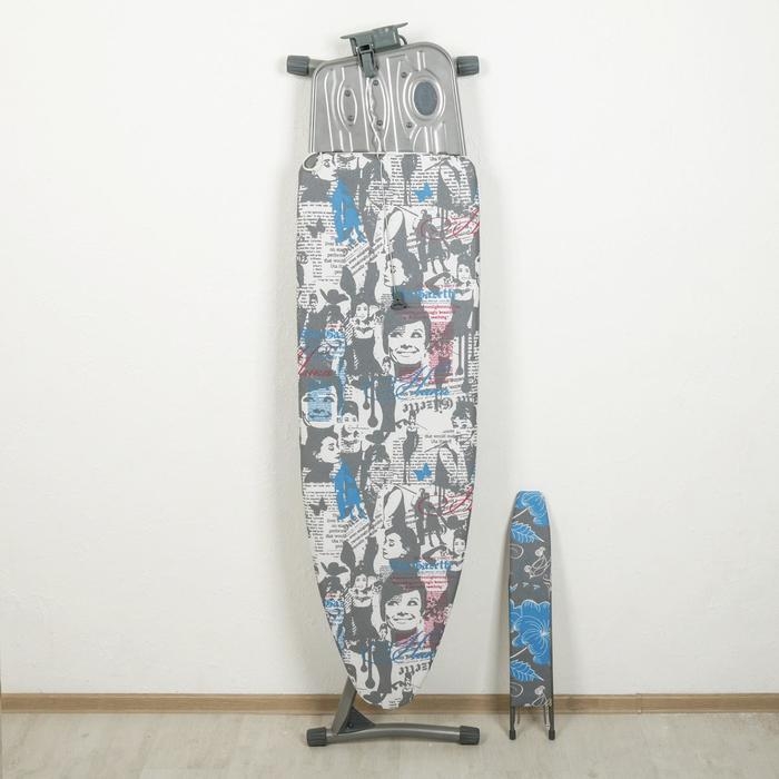 Доска гладильная Nika «Ника 11 тефлон», 123×40 см, регулируемая высота до 100 см, рисунок микс Доска гладильная Nika «Ника 11 тефлон», 123×40 см, регулируемая высота до 100 см, рисунок микс