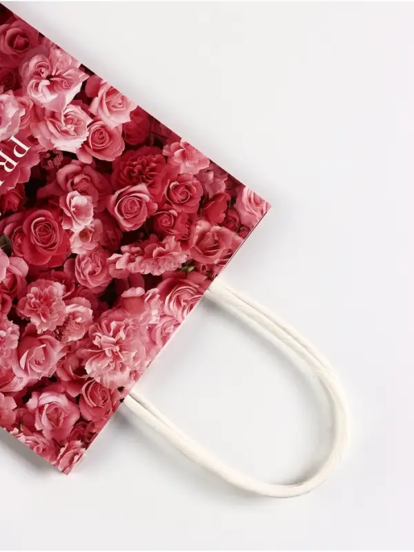 Пакет подарочный крафт Present, 15×8×21 см