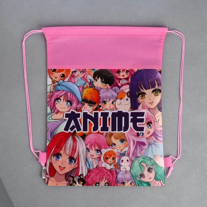 Мешок для обуви &laquo;Мир аниме&raquo; (полиэстер) 41&times;30 см