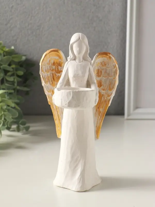 Подсвечник на 1 свечу &laquo;Ангел большой&raquo;, 18&times;10&times;10 см