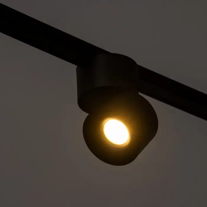 Светильник трековый BayerLux SLIM &laquo;Цилиндр&raquo;, LED, 9 Вт, 3000K-6000К, 48 В, CRI90, 6&times;6&times;10 см, чёрный