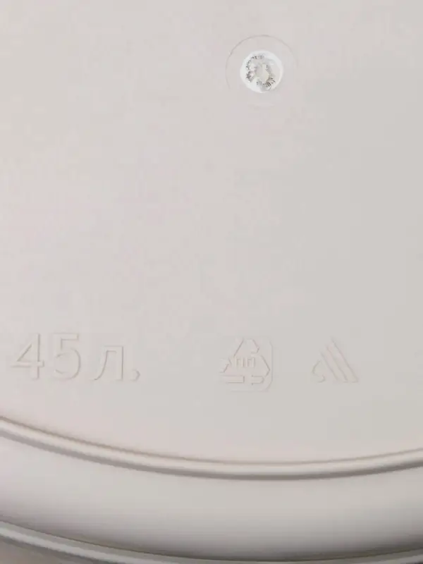 Корзина для белья угловая, 45 л, 37&times;50&times;56 см, с крышкой, слоновая кость