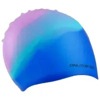 Шапочка для плавания взрослая ONLYTOP Swim, силиконовая, обхват 54-60 см, МИКС