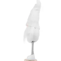 Фигура текстиль &laquo;Гном в белом&raquo; 55 см, 1 LED, от батареек AG13&times;3, свечение тёплое белое